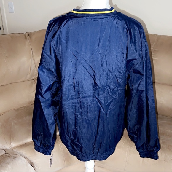 🆕UNIVERSITY OF MICHIGAN Vintage Varsity Pullover Jacket - Picture 3 of 7